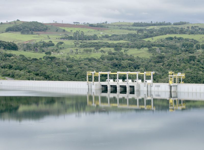Reservatório da usina hidrelétrica de Mauá | Josué Teixeira/ Gazeta do Povo