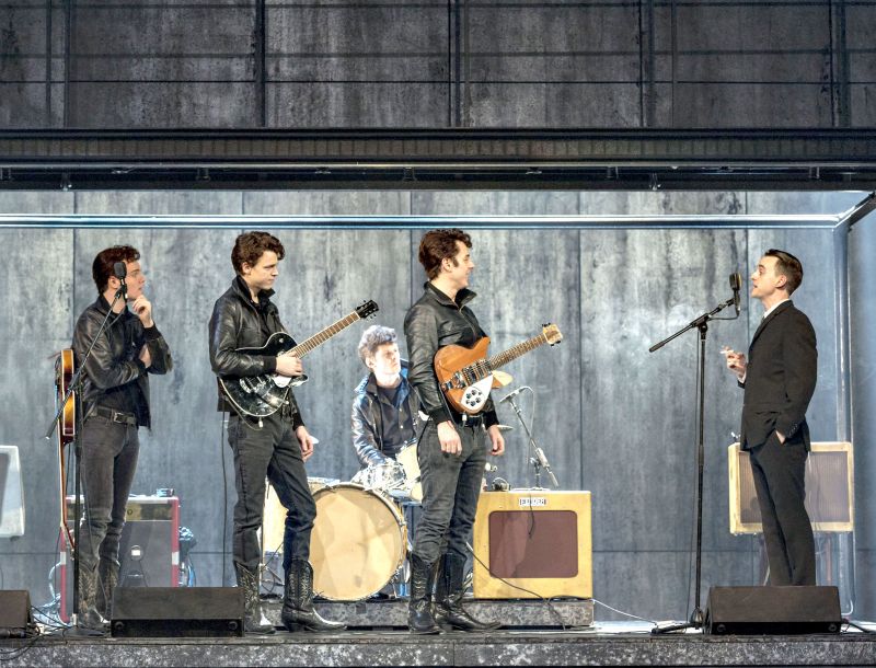 Musical reconstitui a fase em que os Beatles apresentavam repertórios de seis horas nos cabarés de Hamburgo | Craig Schwartz/Divulgação