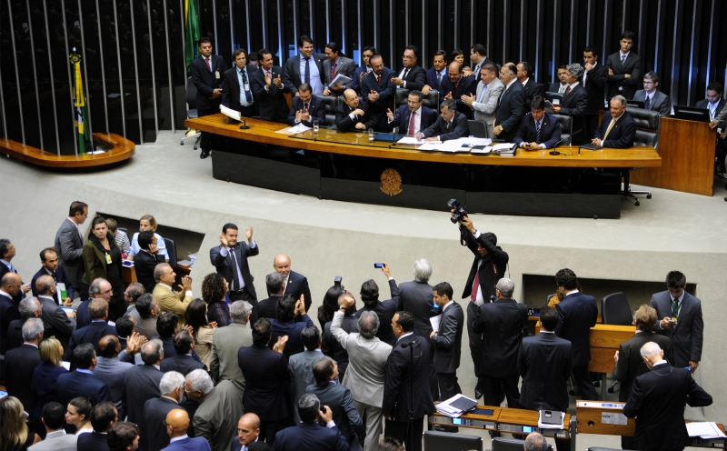 Plenário da Câmara: um único deputado se manifestou contra o fim dos salários extras | Gustavo Lima/Ag. Câmara