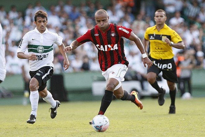 Na despedida do Atlético, Ricardinho foi liberado de falar com a imprensa | Hugo Harada / Gazeta do Povo