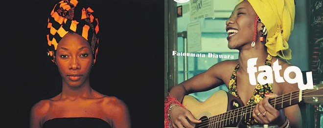 Fatoumata Diawara- Nascida na Costa do Marfim, Fatoumata iniciou sua carreira artística como atriz, na França. Mais tarde, passou a compor em sua guitarra canções que mesclam elementos de jazz, pop e funk à música tradicional do sul do Mali. Seu disco de estreia, Fatou, permaneceu na lista dos mais vendidos na Europa por seis meses e conta com a participação de John Paul Jones (Led Zeppelin) no baixo, Toumani Diabaté no corá e do produtor nigeriano Tony Allen. Ouça: Fatou (Nonesuch Records, 2011). www.fatoumatadiawara.fr |