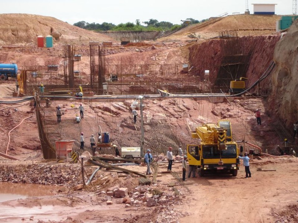 Canteiro de obras da Colíder, no Mato Grosso. Em balanço de 2012, consórcio reportou 2,6 mil trabalhadores no local | Divulgação