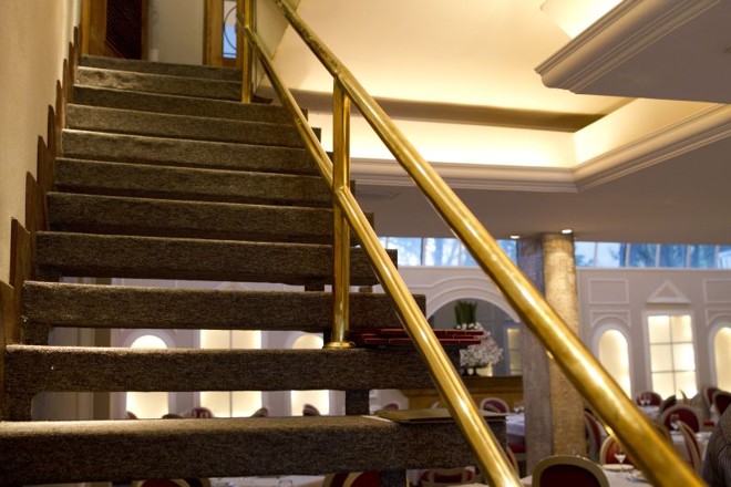 Escada que leva para a sala em que Ulysses Guimarães costumava se reunir com os políticos | 