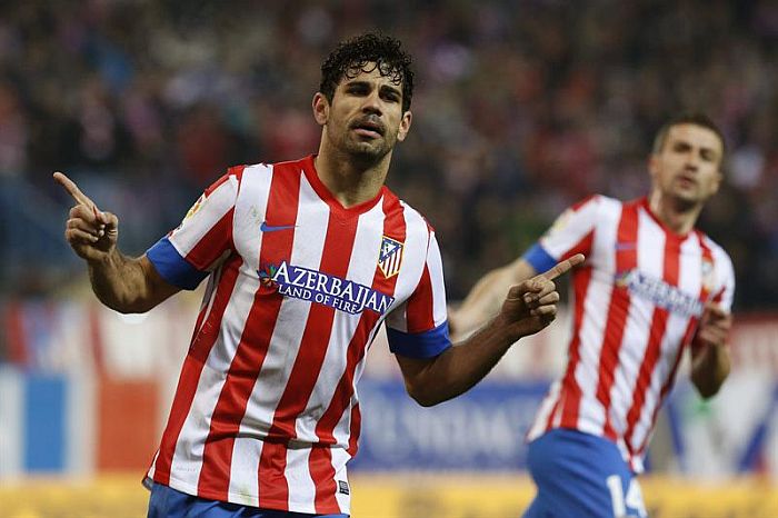 Brasileiro Diego Costa marcou o gol da vitória do Atlético de Madri sobre o Betis | EFE