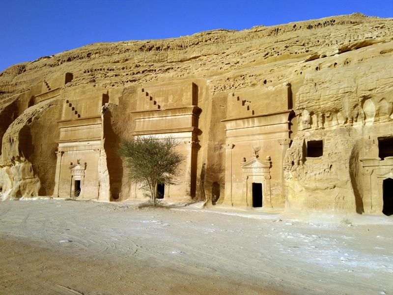 Construção de Madain Saleh ("as cidades de Saleh") começou há cerca de 5.000 anos | EFE/Sulimán al Asad