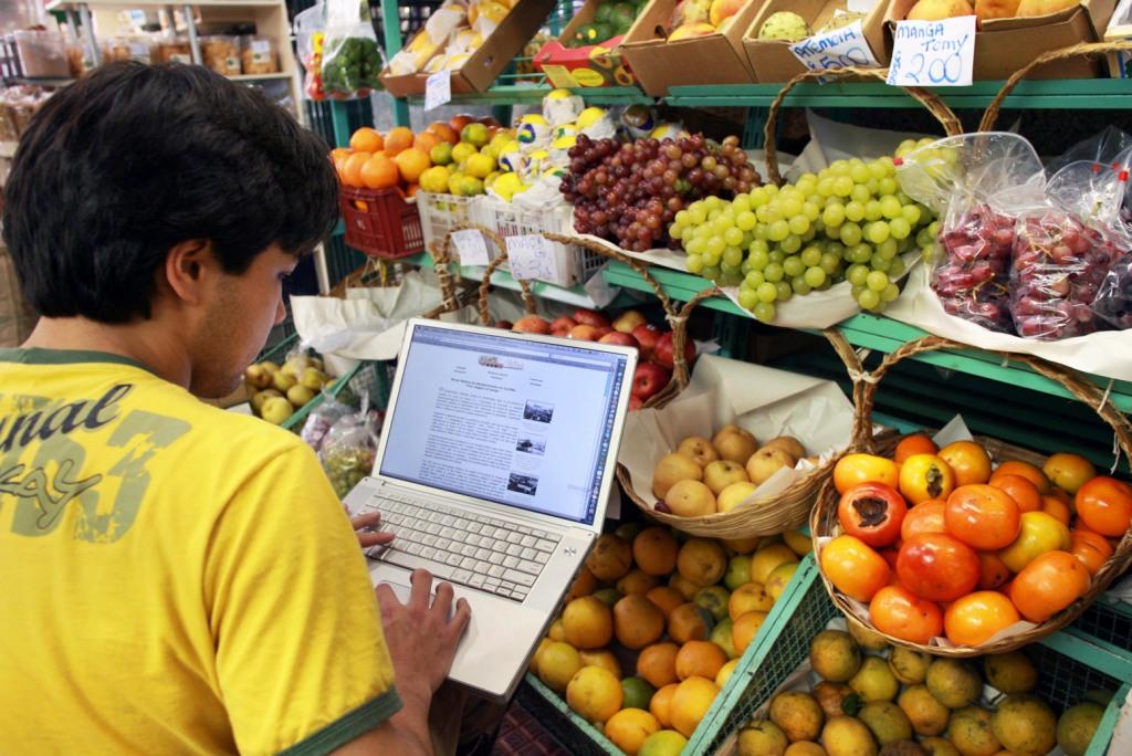 O Mercado Municipal de Curitiba é um dos pontos com acesso gratuito à internet | Orlando Kissner/SMCS