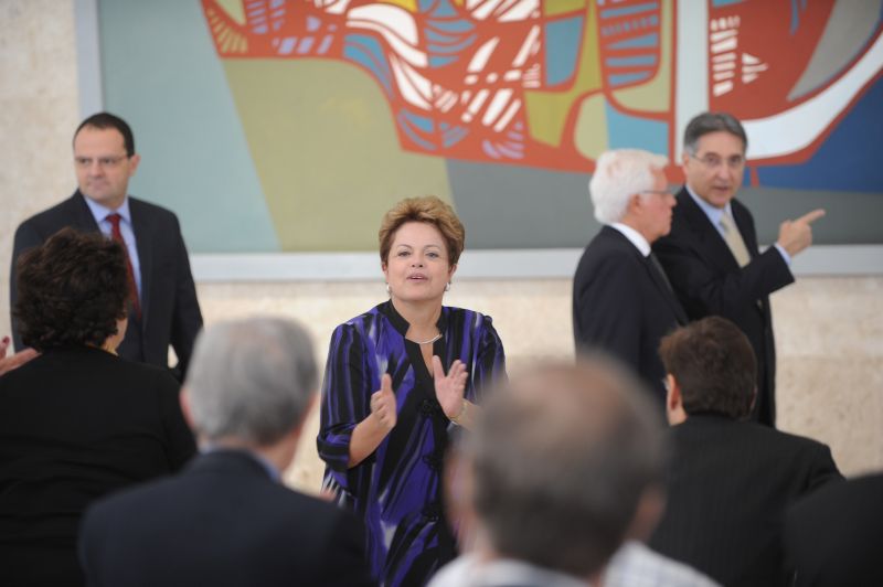 A presidenta Dilma Rousseff participou da 40ª Reunião Ordinária do Pleno do Conselho de Desenvolvimento Econômico e Social e reafirmou que o país não corre risco de apagão | Antonio Cruz / Agência Brasil