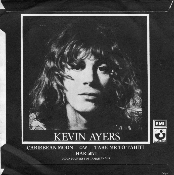 Kevin Ayers em disco solo de 1973 | Reprodução/Internet
