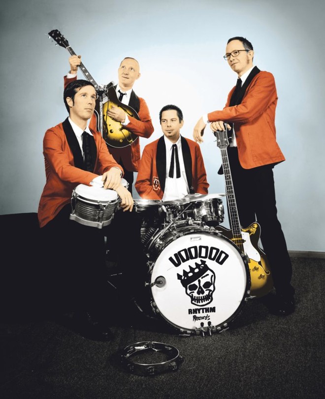 Mais voltada para o garage punk, a também experiente The Monsters, da Suíça, vem pela segunda vez ao Brasil | 