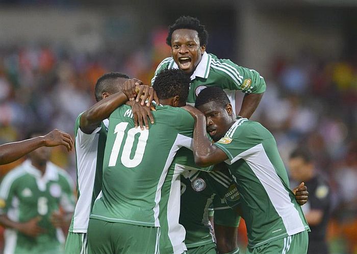 Nigeriano comemoram classificação à semifinal da Copa Africana de Nações, após vitória sobre Costa do Marfim | EFE