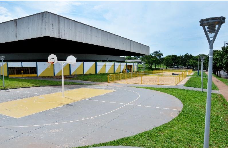 Área externa do ginásio foi reformada no ano passado | Divulgação/PMP