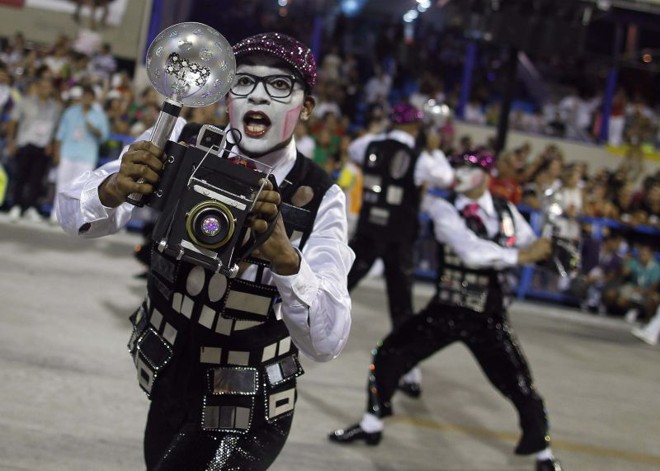 Desfile da escola de samba Salgueiro, no carnaval do Rio de Janeiro |