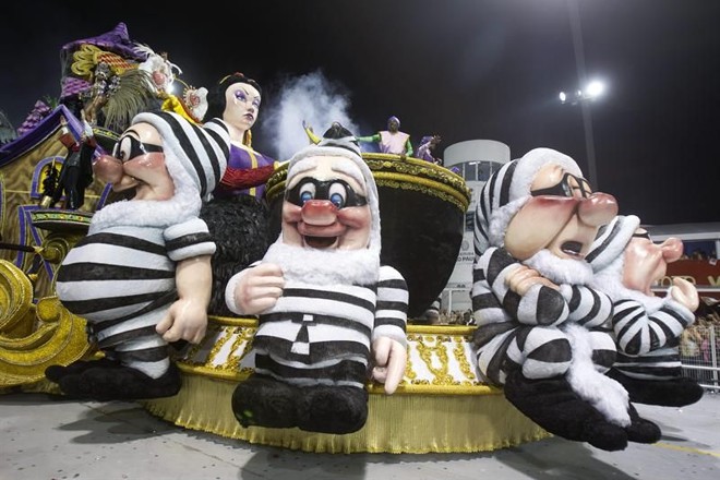 A Mocidade Alegre, desfilou na madrugada de domingo (10), em São Paulo, e sagrou-se a campeã do carnaval paulista |