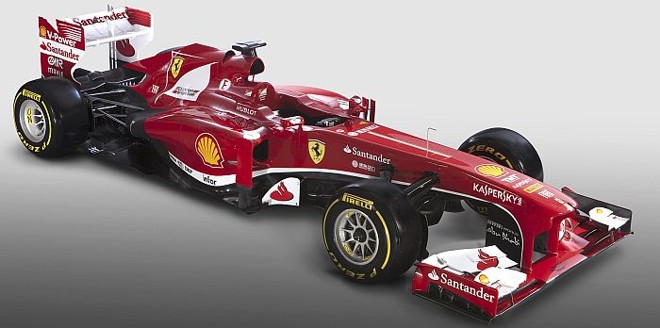 Modelo F138 da Ferrari, que será usado na temporada 2013 da Fórmula 1 | 