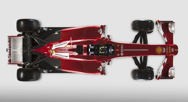 Modelo F138 da Ferrari, que será usado na temporada 2013 da Fórmula 1 | 