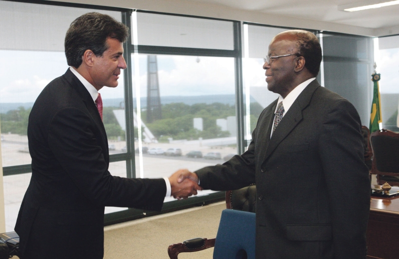 Richa e Barbosa: presidente do STF mostrou interesse em relação à situação dos presos no estado | Carlos Humberto/SCO-STF