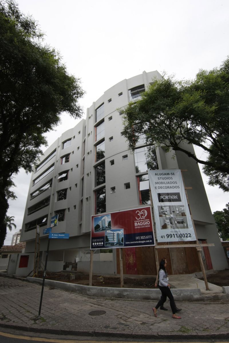 Compra de potencial permitiu que dono de prédio no Prado Velho ampliasse a obra em 441 m² | IvonaldoAlexandre/ Gazeta do Povo