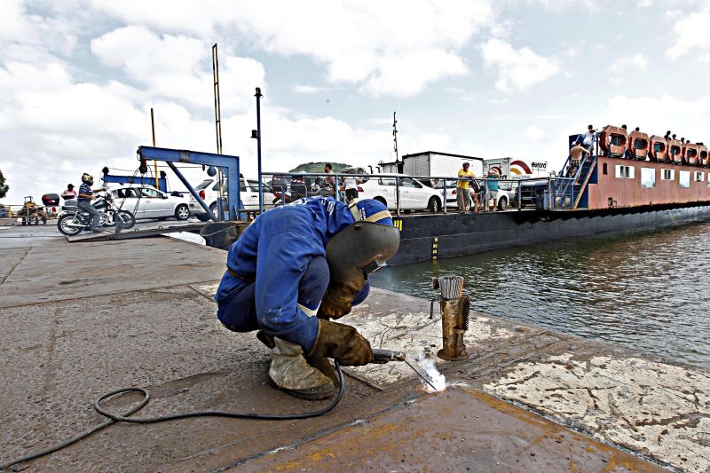 Reparos começaram a ser feitos nas pontes: manutenção de rotina, segundo a concessionária | Albari Rosa/ Gazeta do Povo