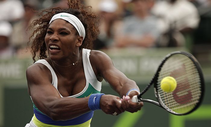 Serena Williams venceu a eslovaca Dominika Cibulkova em Miami | Kevin Lamarque / Reuters