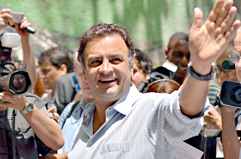 As passagens de Aécio pelo Rio costumam contar com sua presença em eventos sociais | Thiago Chaves/Frame