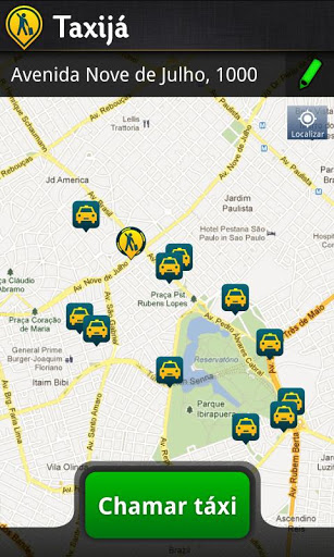 Por enquanto, cerca de 90 taxistas estão cadastrados para atender as corridas solicitadas por meio do aplicativo em Curitiba | Taxi Ja / Divulgação