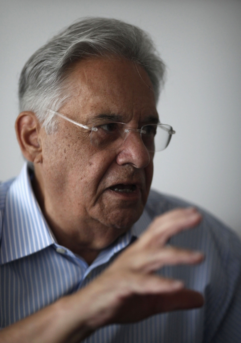 FHC não ficou para ouvir Aécio Neves no encontro tucano | Nacho Doce/Reuters