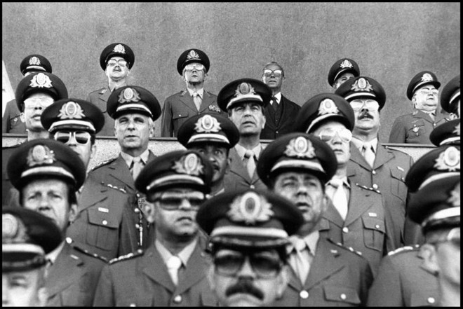 O presidente militar João Baptista Figueiredo |