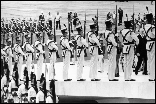 O presidente militar Ernesto Geisel |