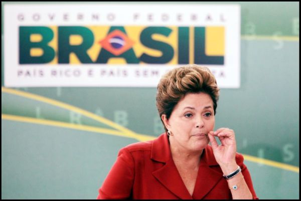 A presidente Dilma Rousseff em cerimônia no Palácio do Planalto | Orlando Brito