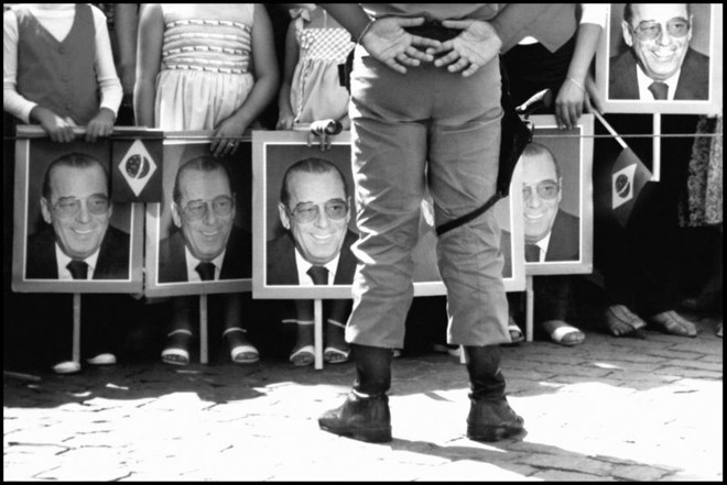 O presidente militar João Baptista Figueiredo |