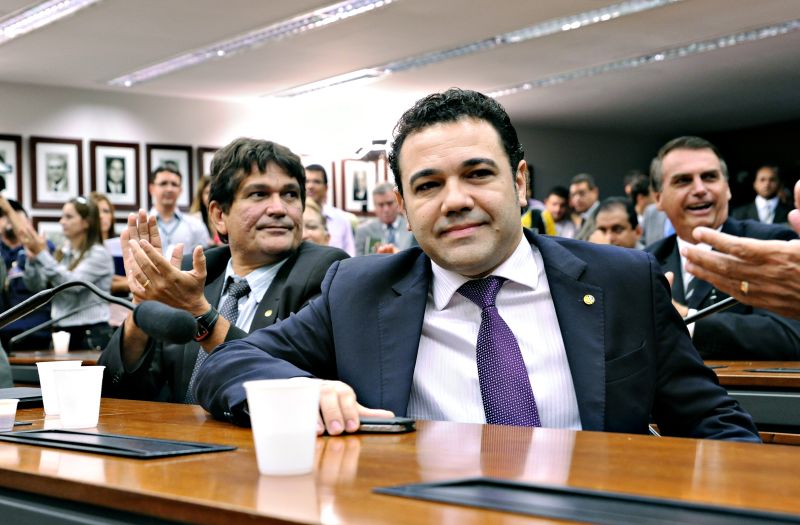 Envolvido em polêmicas, Feliciano (centro) também responde a processo por estelionato | Alexandra Martins/ Ag. Câmara