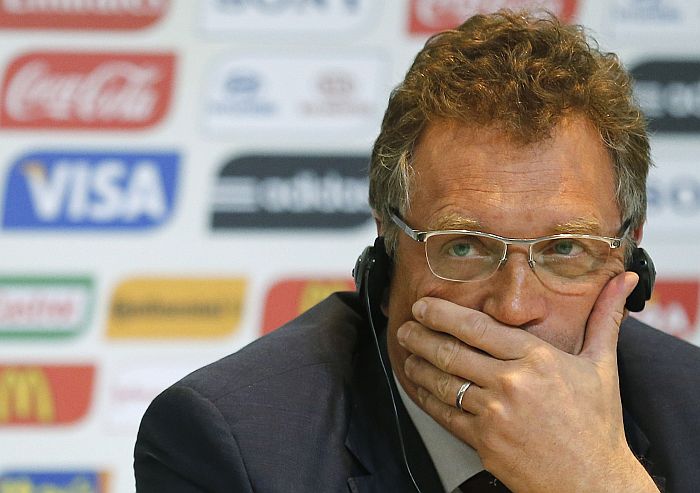 Apesar da preocupação com o Maracanã, Valcke mantém o tom diplomático nas declarações sobre a Copa | Sergio Moraes / Reuters