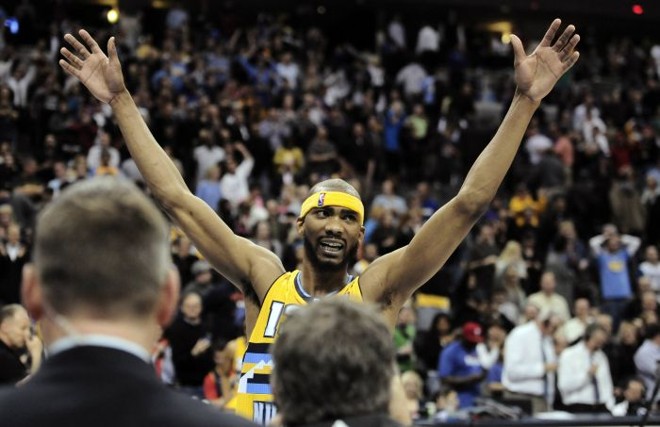 Corey Brewer foi o herói da 15.ª vitória seguida do Denver Nuggets na NBA | Mark Leffingwell / Reuters