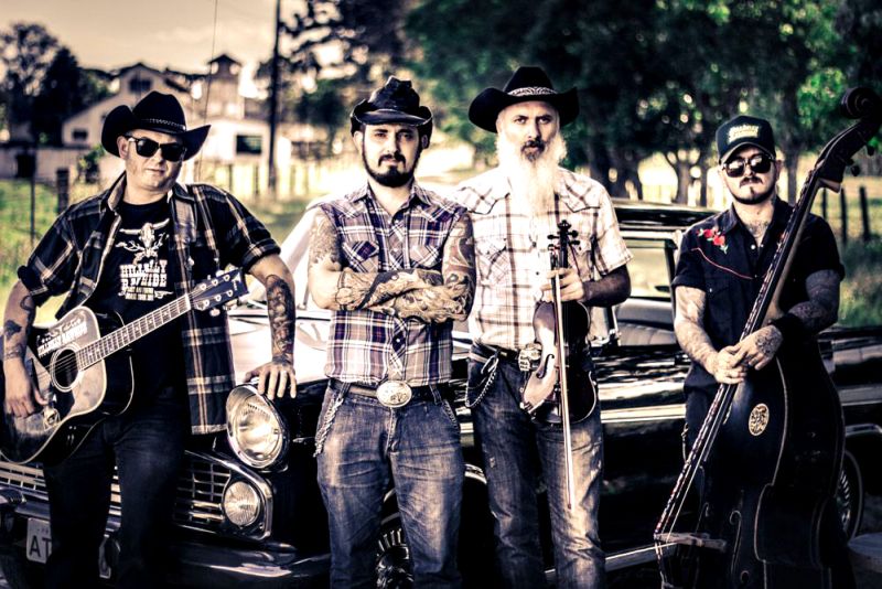 Hillbilly Rawhide: 22 shows em 5 países europeus com a formação reduzida para a turnê | Divulgação