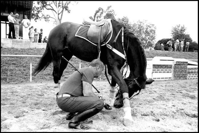 O presidente militar João Baptista Figueiredo |