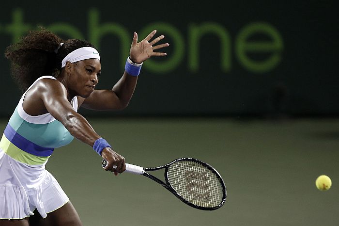 Serena Williams não teve dificuldade na partida deste sábado (24). Tenista segue no torneio, em Miami | Andrew Innerarity/Reuters