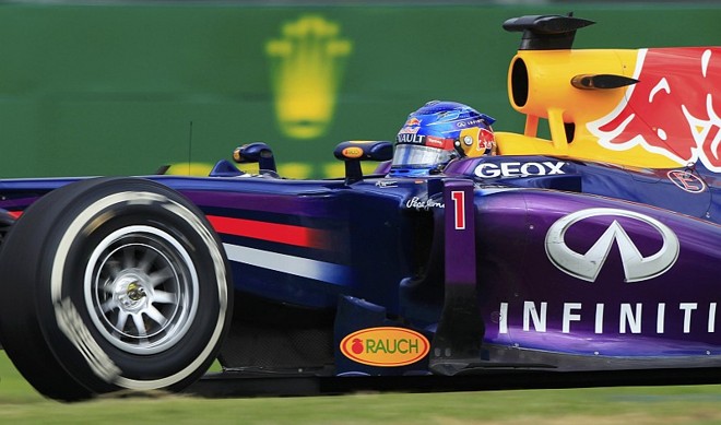 Vettel terminou em terceiro após ter sido o pole position | 