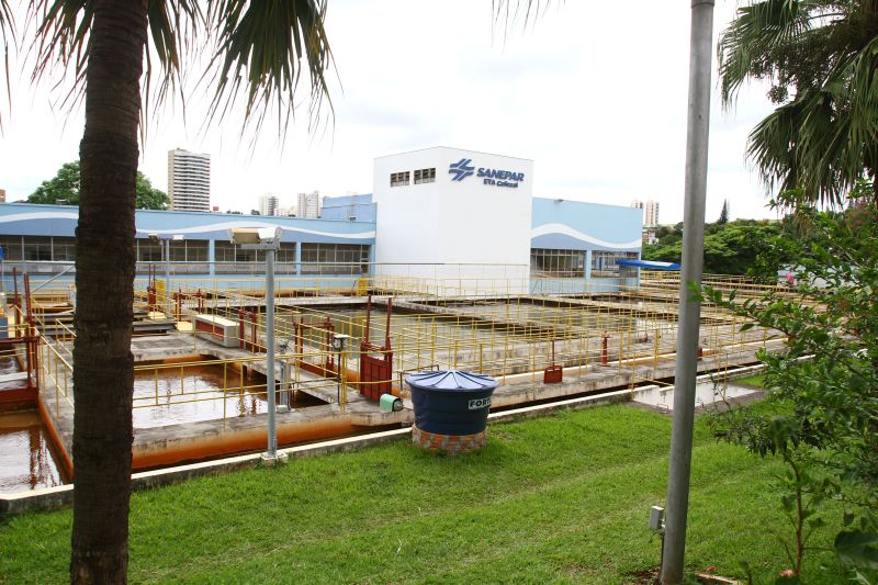 Estação de tratamento de água da Sanepar em Londrina: inscrições para o concurso da empresa vão até 20 de março. A validade é de dois anos, prorrogáveis por mais dois | Gilberto Abelha/Jornal de Londrina