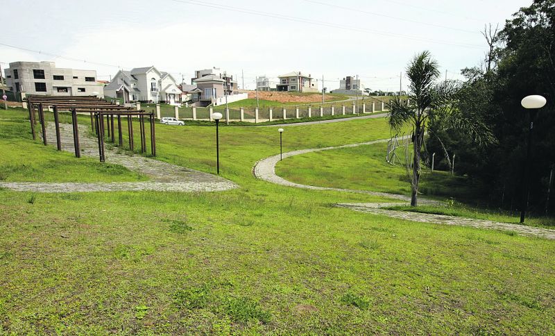 Parque Italiano, no Butiatuvinha, foi patrocinado por uma incorporadora | Aniele Nascimento/ Gazeta do Povo