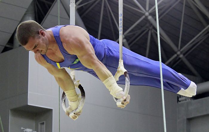 Arthur Zanetti chega à final das argolas em sua primeira disputa de 2013 | Marcos Goto / Divulgação