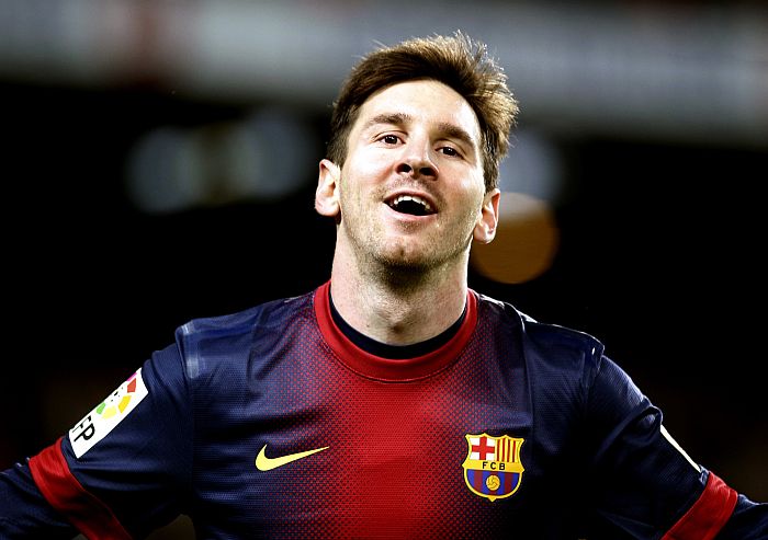 Messi marcou dois gols na vitória do Barcelona sobre o Rayo Vallecano por 3 a 1 | Gustau Nacarino / Reuters