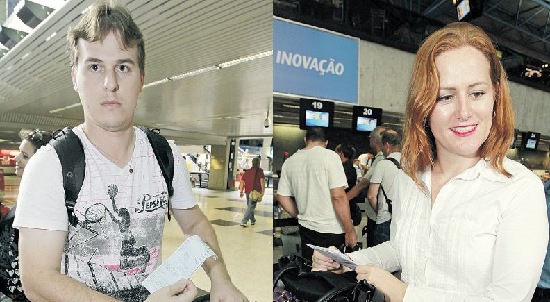 Galvan pagou R$ 228 e viajou no mesmo voo de Karina, que gastou só R$ 161 na passagem. | Antônio More/ Gazeta do Povo