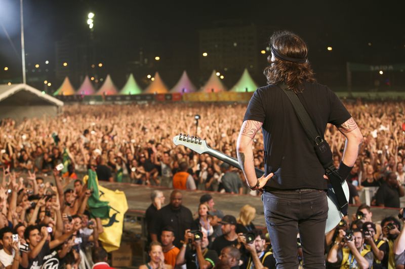 No ano passado, um dos dias recebeu um público de 75 mil pessoas devido à grande procura de ingressos pelo show do Foo Fighters | Divulgação/ Lollapalooza