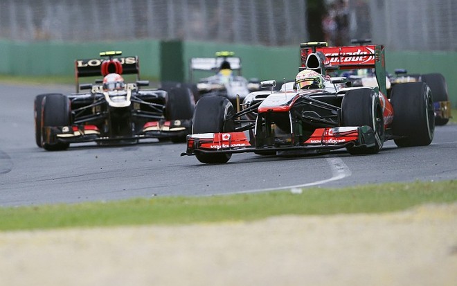 Jenson Button largou numa modesta 10ª posição e chegou em nono, mostrando que a McLaren está com problemas de ritmo de prova | 