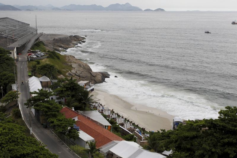 Praia particular na zona Sul do Rio causou polêmica | Domingos Paixoto/ Ag. O Globo