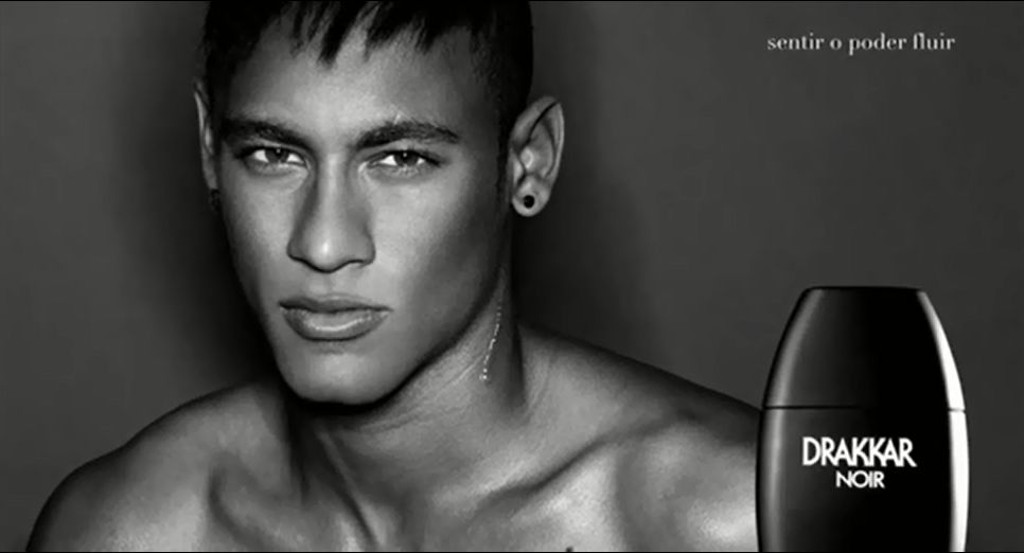 Neymar estrela nova propaganda do Drakkar Noir