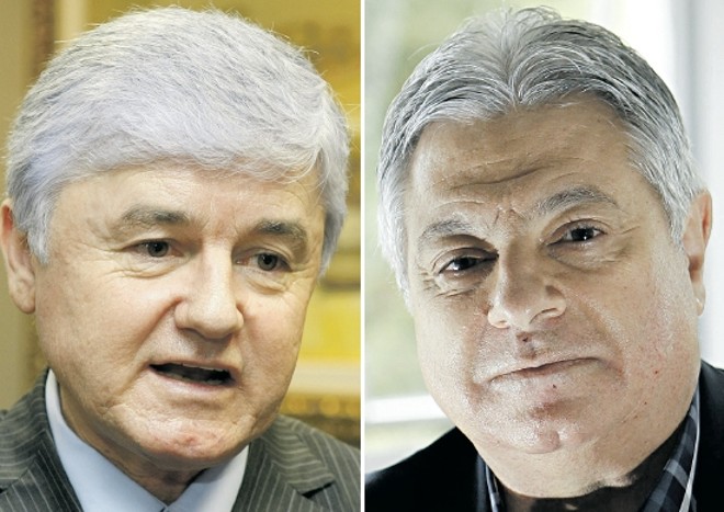 Valdir Rossoni (PSDB), presidente da Assembleia e Paulo Salamuni (PV), presidente da Câmara | 