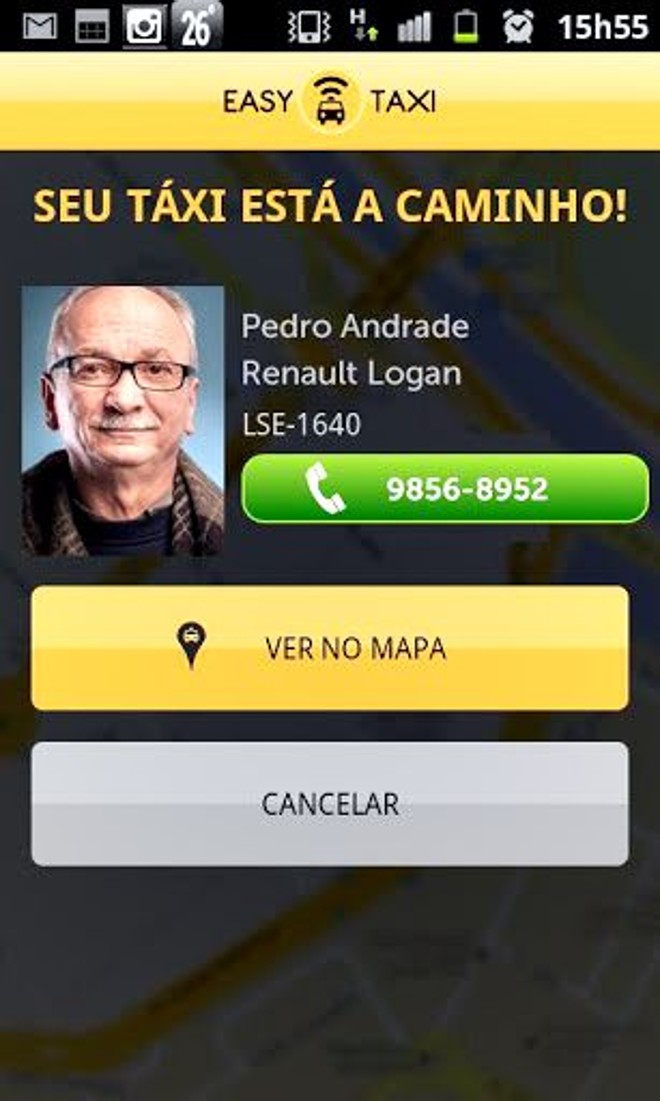 Easy Taxi -Atualmente está disponível apenas no Rio de Janeiro e em São Paulo, mas deve chegar a Curitiba até o final de abril. O app acessa a localização atual do usuário por meio do GPS do celular e permite que o táxi mais próximo seja solicitado com apenas um clique. O usuário pode ainda ver quem será o motorista e acompanhar a vinda do veículo em tempo real. Segundo a empresa, em São Paulo e no Rio são cerca de 5 mil taxistas cadastrados. Sistema: iOS e Android | 