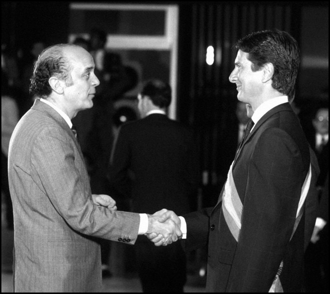 Collor com José Serra |