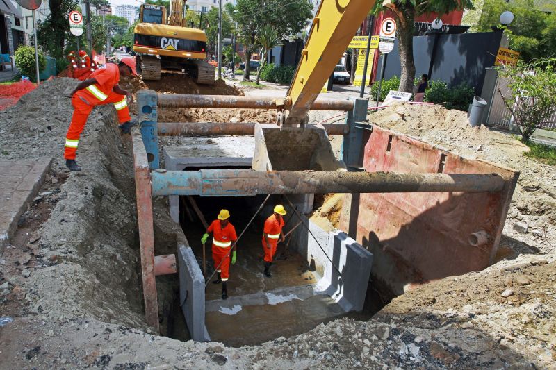 Subsolo: novas galerias pluviais serão instaladas na região | Cezar Brustolin/SMCS
